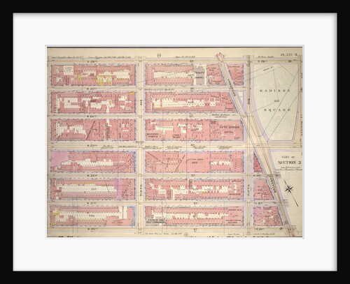 Bounded by W. 26th Street, E. 26th Street, Madison Avenue, W. 23rd Street, Broadway, E. 20th Street, W. 20th Street and Seventh Avenue, New York by Anonymous