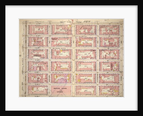 Bounded by E. 32nd Street, Third Avenue, E. 26th Street and Fifth Avenue, New York by Anonymous