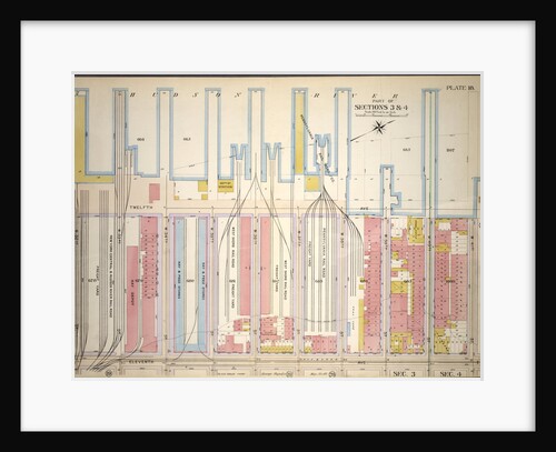 Bounded by Hudson River PiersTwelfth Avenue, W. 41st Street, Eleventh Avenue and W. 34th Street, New York by Anonymous