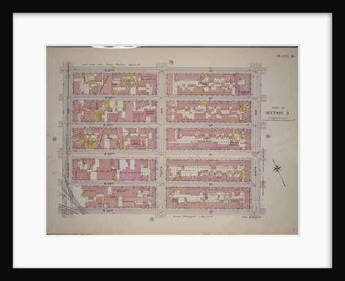 Bounded by W. 37th Street, Ninth Avenue, W. 32nd Street and Eleventh Avenue, New York by Anonymous