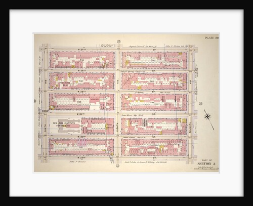 Bounded by W. 37th Street, Seventh Avenue, W. 32nd Street and Ninth Avenue, New York by Anonymous