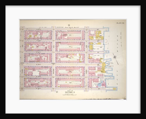 Bounded by E. 37th Street, East River Piers First Avenue, E. 32nd Street and Third Avenue, New York by Anonymous
