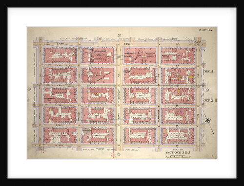 Bounded by E. 42nd Street, Third Avenue, E. 37th Street and Fifth Avenue, New York by Anonymous