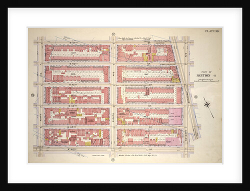 Bounded by W. 47th Street, Seventh Avenue, W. 42nd Street and Ninth Avenue, New York by Anonymous