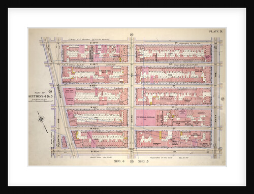 Bounded by W. 47th Street, Fifth Avenue, W. 42nd Street and Seventh Avenue, New York by Anonymous