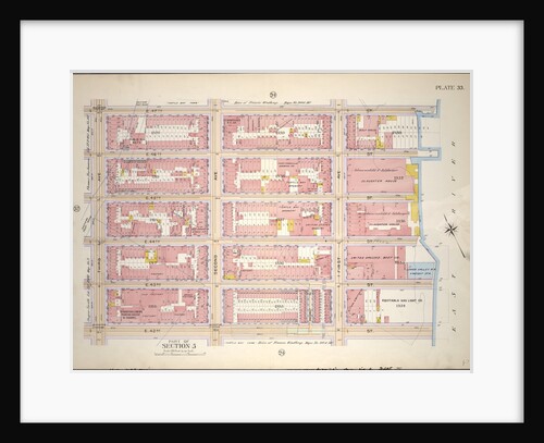 Bounded by E. 47th Street, East River Piers First Avenue, E. 42nd Street and Third Avenue, New York by Anonymous