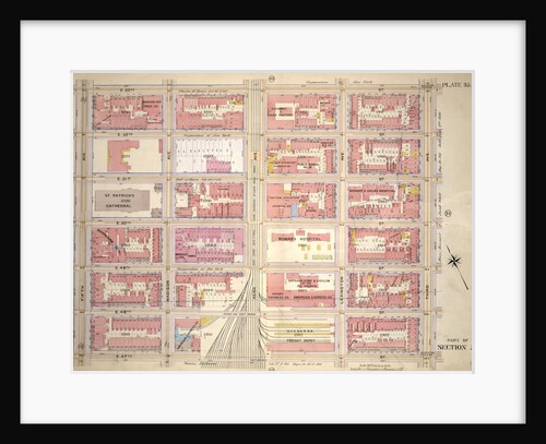 Bounded by E. 53rd Street, Third Avenue, E. 47th Street and Fifth Avenue, New York by Anonymous