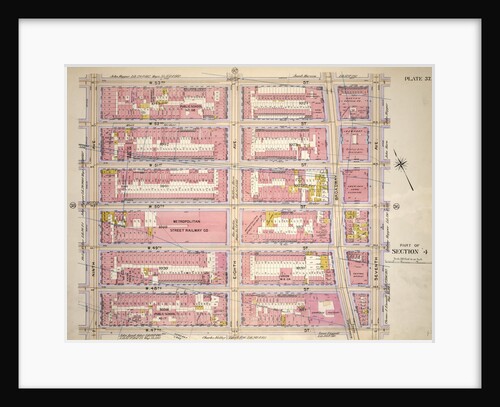 Bounded by W. 53rd Street, Seventh Avenue, W. 47th Street and Ninth Avenue, New York by Anonymous