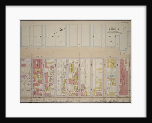 Bounded by Twelfth Avenue Hudson River Piers, W. 59th Street, Eleventh Avenue and W. 50th Street, New York by Anonymous