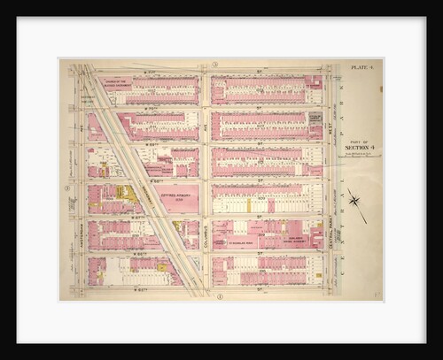 Bounded by W. 77th Street, Central Park West, W. 65th Street and Amsterdam Avenue, New York by Anonymous