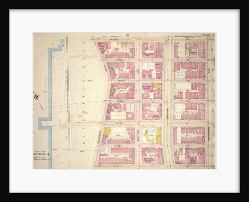 Bounded by W. 83rd Street, Amsterdam Avenue, W. 77th Street, West End Avenue and Riverside Drive, New York by Anonymous