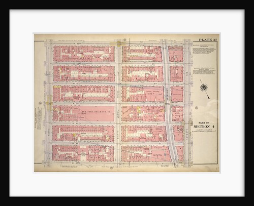 Bounded by W. 53rd Street, Seventh Avenue, W. 47th Street and Ninth Avenue, New York by Anonymous
