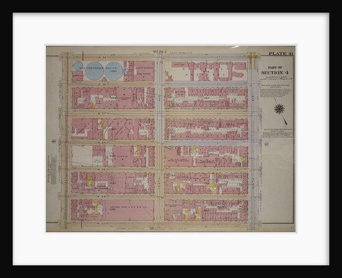 Bounded by W. 59th Street, Ninth Avenue, W. 53rd Street and Eleventh Avenue, New York by Anonymous