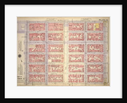 Bounded by E. 59th Street, Third Avenue, E. 53rd Street and Fifth Avenue, New York by Anonymous