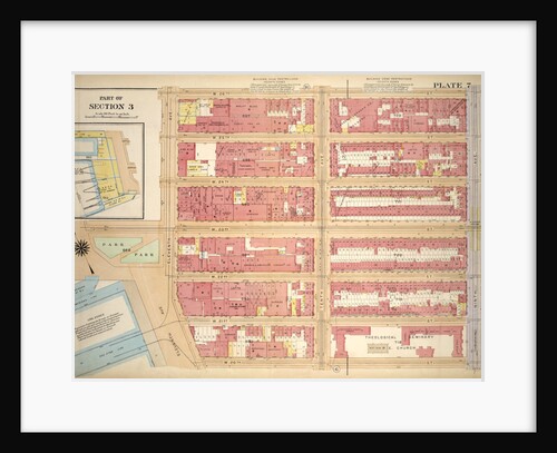 Bounded by W. 26th Street, Ninth Avenue, W. 20th Street, Eleventh Avenue, New York by Anonymous