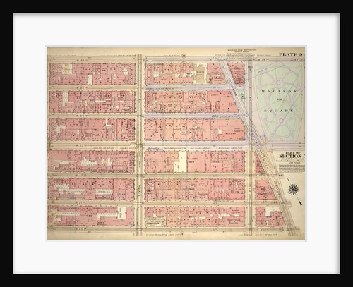 Bounded by W. 26th Street, Fifth Avenue, Broadway, E. 20th Street, W. 20th Street and Seventh Avenue, New York by Anonymous