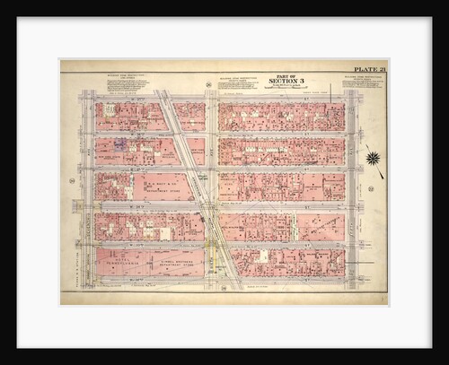 Bounded by W. 37th Street, Fifth Avenue, W. 32nd Street and Seventh Avenue, New York by Anonymous