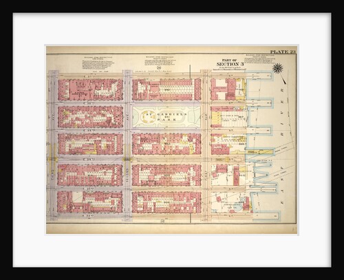 Bounded by E. 37th Street, First Avenue, E. 32nd Street and Third Avenue, New York by Anonymous