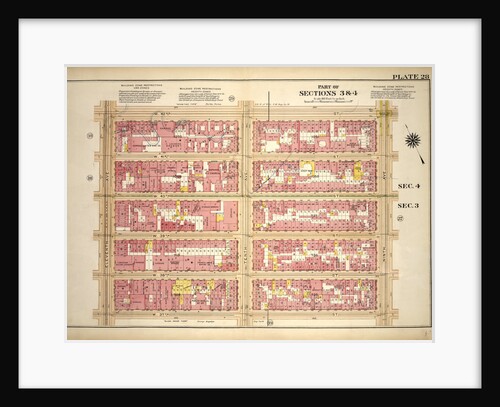 Bounded by W. 42nd Street, Ninth Avenue, W. 37th Street and Eleventh Avenue, New York by Anonymous