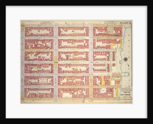 Bounded by E. 53rd Street, First Avenue, E. 47th Street and Third Avenue, New York by Anonymous