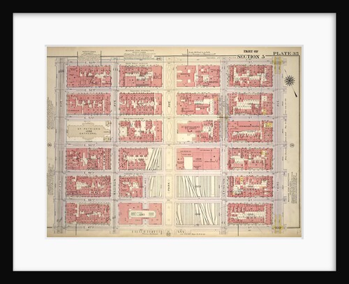 Bounded by E. 53rd Street, Third Avenue, E. 47th Street and Fifth Avenue, New York by Anonymous