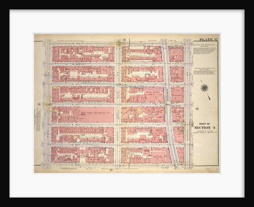 Bounded by W. 53rd Street, Seventh Avenue, W. 47th Street and Ninth Avenue, New York by Anonymous