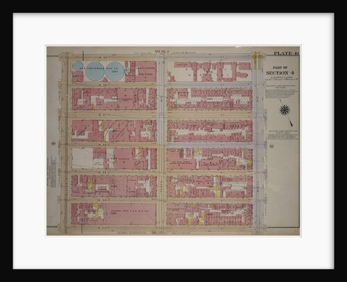 Bounded by W. 59th Street, Ninth Avenue, W. 53rd Street and Eleventh Avenue, New York by Anonymous