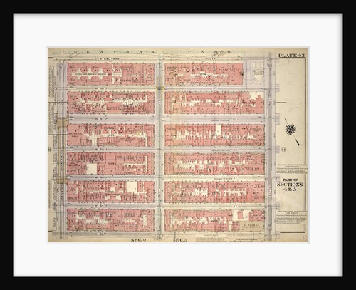 Bounded by Central Park South, Fifth Avenue, W. 53rd Street and Seventh Avenue, New York by Anonymous