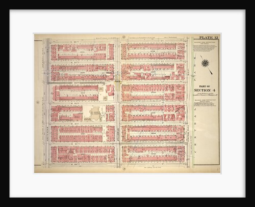 Bounded by W. 95th Street, Central Park West, W. 89th Street and Amsterdam Avenue, New York by Anonymous