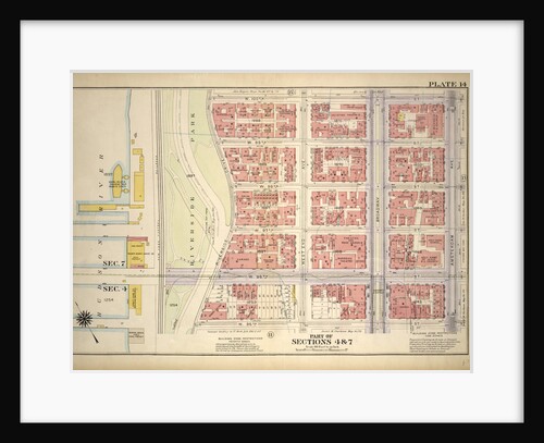 Bounded by W. 100th Street, Amsterdam Avenue, W. 95th Street and Riverside Park Riverside Drive, New York by Anonymous