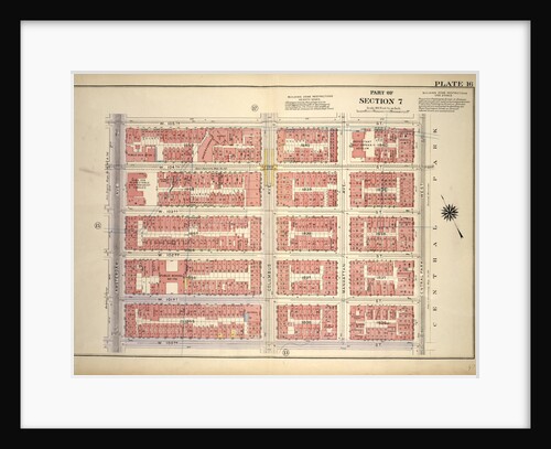 Bounded by W. 105th Street, Central Park West, W. 100th Street and Amsterdam Avenue, New York by Anonymous