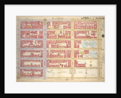 Bounded by E. 65th Street, Avenue A, E. 59th Street and Third Avenue, New York by Anonymous