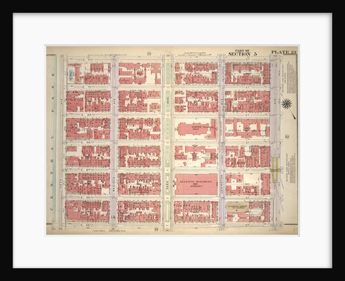 Bounded by E. 71st Street, Third Avenue, E. 65th Street and Central Park Fifth Avenue, New York by Anonymous