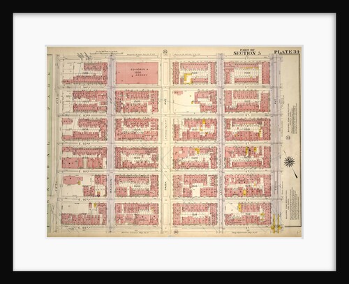 Bounded by E. 95th Street, Third Avenue, E. 89th Street and Fifth Avenue, New York by Anonymous
