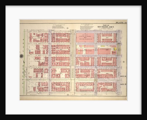 Bounded by E. 100th Street, Third Avenue, E. 95th Street and Central Park Fifth Avenue, New York by Anonymous