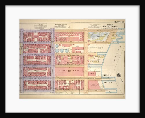 Bounded by E. 100th Street, First Avenue, E. 95th Street and Third Avenue, New York by Anonymous