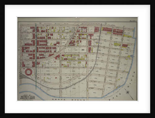 Borough of the Bronx. Bounded by E. 138th Street, Locust Avenue, E. 130th Street, Walnut Avenue, E. 129th Street, Willow Avenue, E. 130th Street, St. Anns Avenue, E. 132nd Street and Brook Avenue, New York by Anonymous