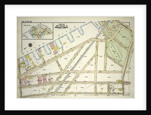 Borough of the Bronx. Bounded by E. Harlem River Piers Exterior Street, Jerome Avenue, E. 161st Street, Gerard Avenue and E. 150th Street, New York by Anonymous