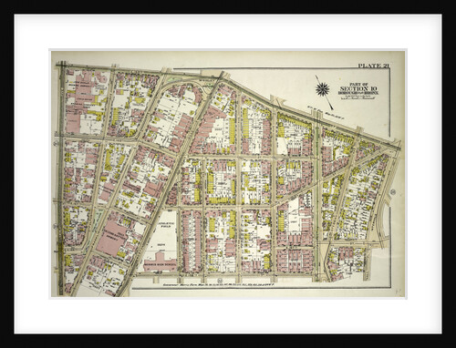 Borough of the Bronx. Bounded by E. 169th Street, Intervale Avenue, E. 166th Street and Third Avenue, New York by Anonymous