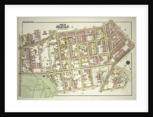 Borough of the Bronx. Bounded by E. 152nd Street, Kelly Street, Avenue St. John, Southern Boulevard, E. 149th Street, Austin Place, E. 147th Street Dater Street, Trinity Avenue, E. 149th Street and St. Anns Avenue, New York by Anonymous