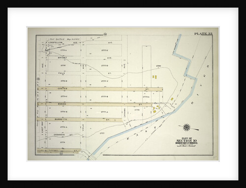 Borough of the Bronx. Bounded by Longfellow Avenue, Ryawa Avenue, Barretto Street, Tiffany Street and East Bay Avenue, New York by Anonymous