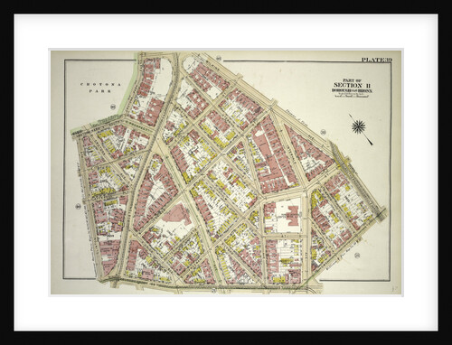 Borough of the Bronx. Bounded by Clinton Avenue, Crotona Park South, Crotona Park East, Wilkins Avenue, Southern Boulevard, Home Street and E. 169th Street, New York by Anonymous