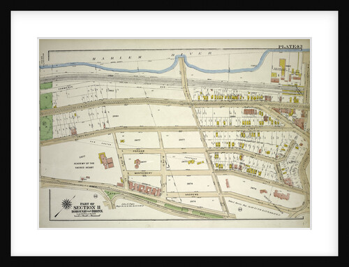 Borough of the Bronx. Bounded by West Tremont Avenue, Andrews Avenue W. 176th Street and University Avenue, New York by Anonymous