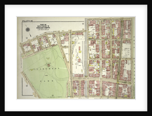 Borough of the Bronx. Bounded by E. 173rd Street, Park Avenue, E. 174th Street, Fulton Avenue, E. 174th Street, Clay Avenue, Mt. Eden Avenue and Eastburn Avenue, New York by Anonymous