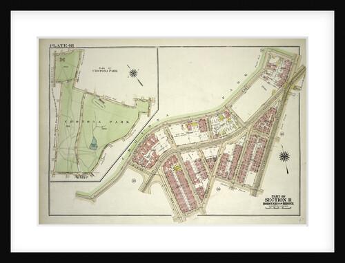 Borough of the Bronx. Bounded by Crotona Park East, Southern Boulevard, E. 172nd Street, Seabury Place, E. 170th Street and Wilkins Avenue, New York by Anonymous