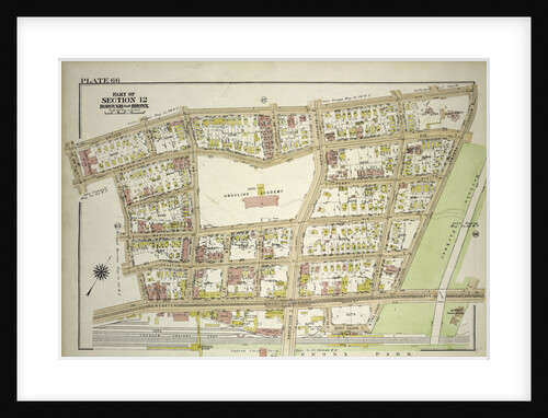 Borough of the Bronx. Bounded by Briggs Avenue, E. Mosholu Parkway South, Webster Avenue, E. 197th Street, Bainbridge Avenue and E. 196th Street, New York by Anonymous