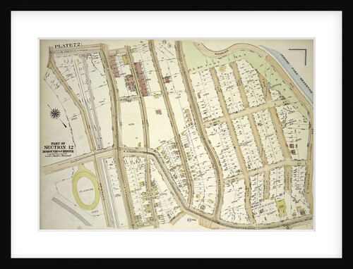 Borough of the Bronx. Bounded by Broadway, W. 230th Street, Reservoir Avenue, W. Kingsbridge Road and Exterior Street, New York by Anonymous