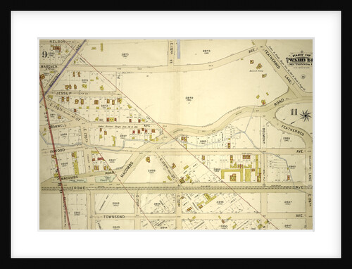 Part of Ward 24, Sections 9&11. Bounded by Nelson Avenue, Featherbed Lane, E. 174th Street, Walton Avenue, Elliot Place, Jemorem Avenue, E. 170th Street and Boscobel Avenue, New York by Anonymous