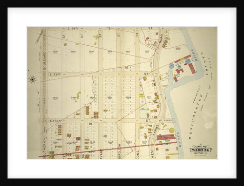 Part of Ward 24, Section 11. Bounded by E. 174th Street, West Farms Road, Jennings Street and Southern Boulevard, New York by Anonymous
