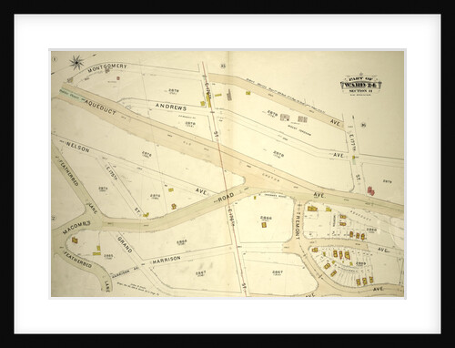 Part of Ward 24, Section 11. Bounded by Montgomery Avenue, E. 177th Street, Aqueduct Avenue, Grand Avenue, Harrison Avenue and Featherbed Lane, New York by Anonymous